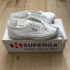 NWT SUPERGA White 2750 Cotu Classic WOMEN’S Size 8